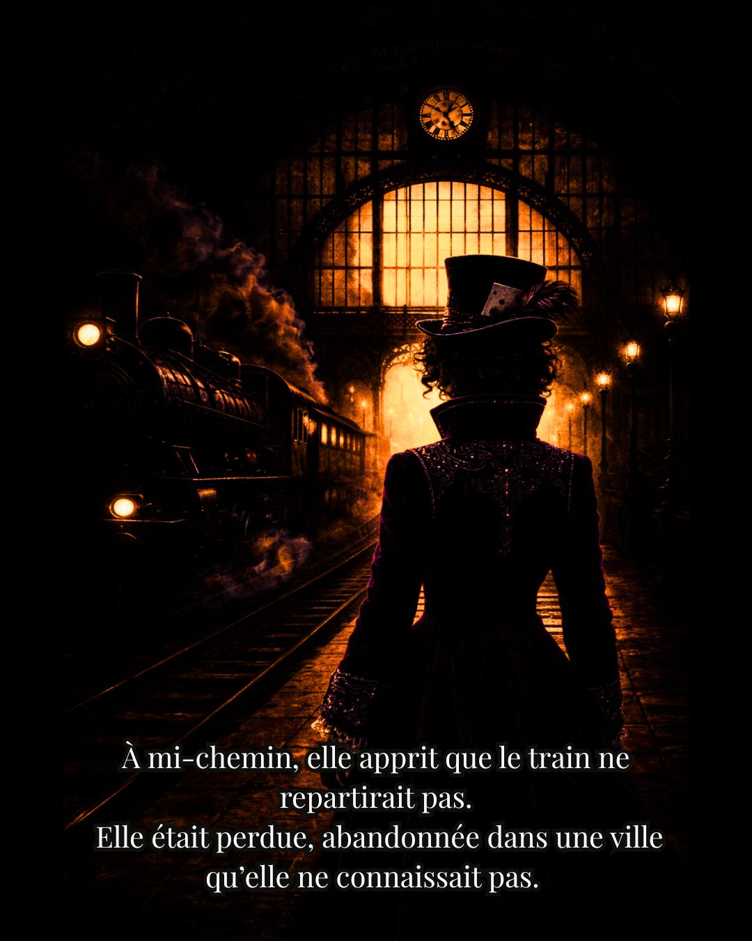 Le train emène notre écrivaine M. dans un long périple(14)